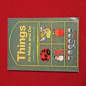 THINGS TO MAKE AND DO Vintage Scholastic Book Services 1972 Excellent Condition